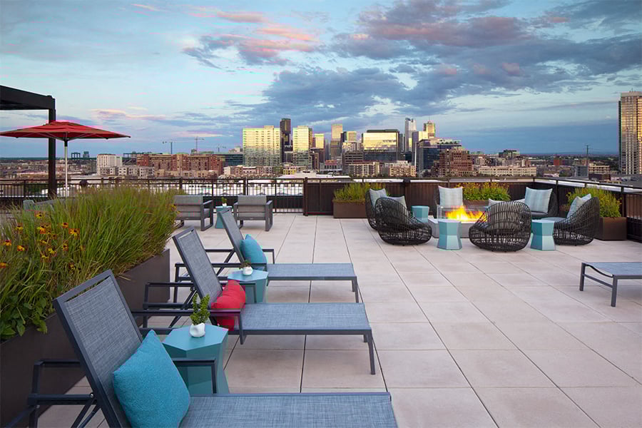 Studio LoHi Apartments in Denver, CO - Rooftop
