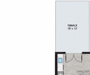 Washington I Studio LoHi Washington I floor plan Denver, CO Apartments