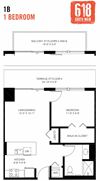 1B -1 Bedroom