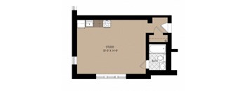 Studio 1Bath