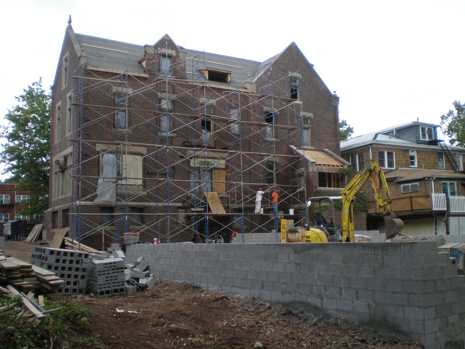 Exterior view of property while under construction 2