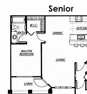 Senior Floorplans, 2 Bedroom, 2 Bath, 1,152 Square Feet Senior Floorplans, 2 Bedroom, 2 Bath, 1,152 Square Feet