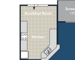 Coral Floorplan Coral Floorplan at Abberly Chase Apartment Homes by HHHunt, South Carolina