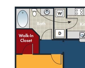 Seabreeze Floorplan Seabreeze Floorplan at Abberly Chase Apartment Homes by HHHunt, Ridgeland, SC, 29936