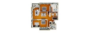 Two Bedroom Corner Unit