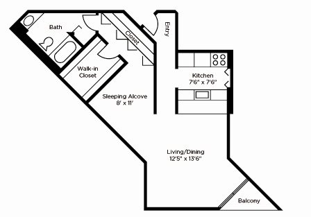 Convertible Floor Plan 1