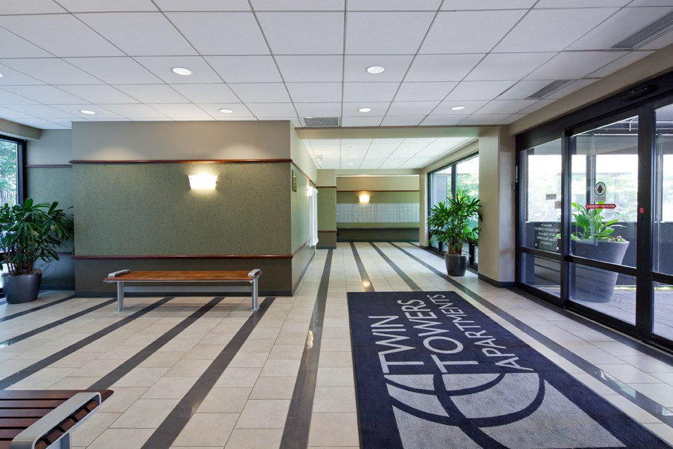 Lobby at Twin Towers, Chicago, Illinois