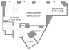 Floor plan Floor plan at Hubbard Place, Illinois