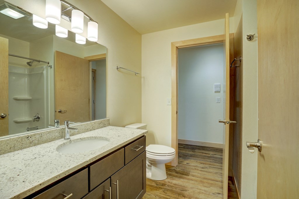a bathroom with a toilet and a sink and a mirror