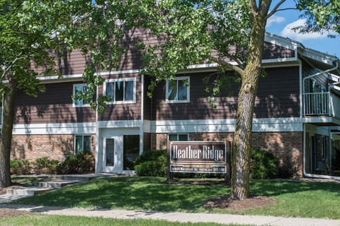 the building where the apartment is located