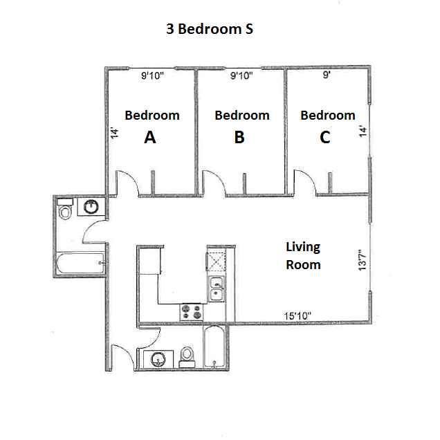 Three Bedroom