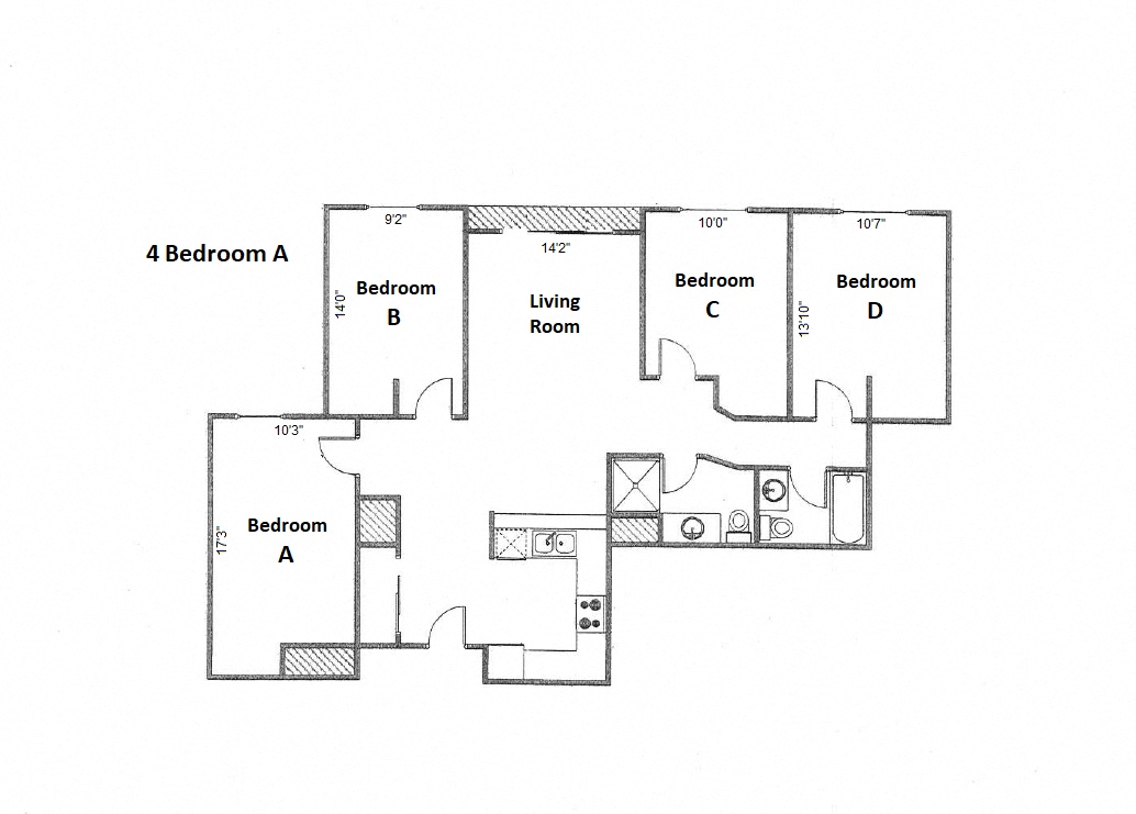 439 East Campus Mall 1-5 Beds Apartment for Rent - Photo Gallery 30