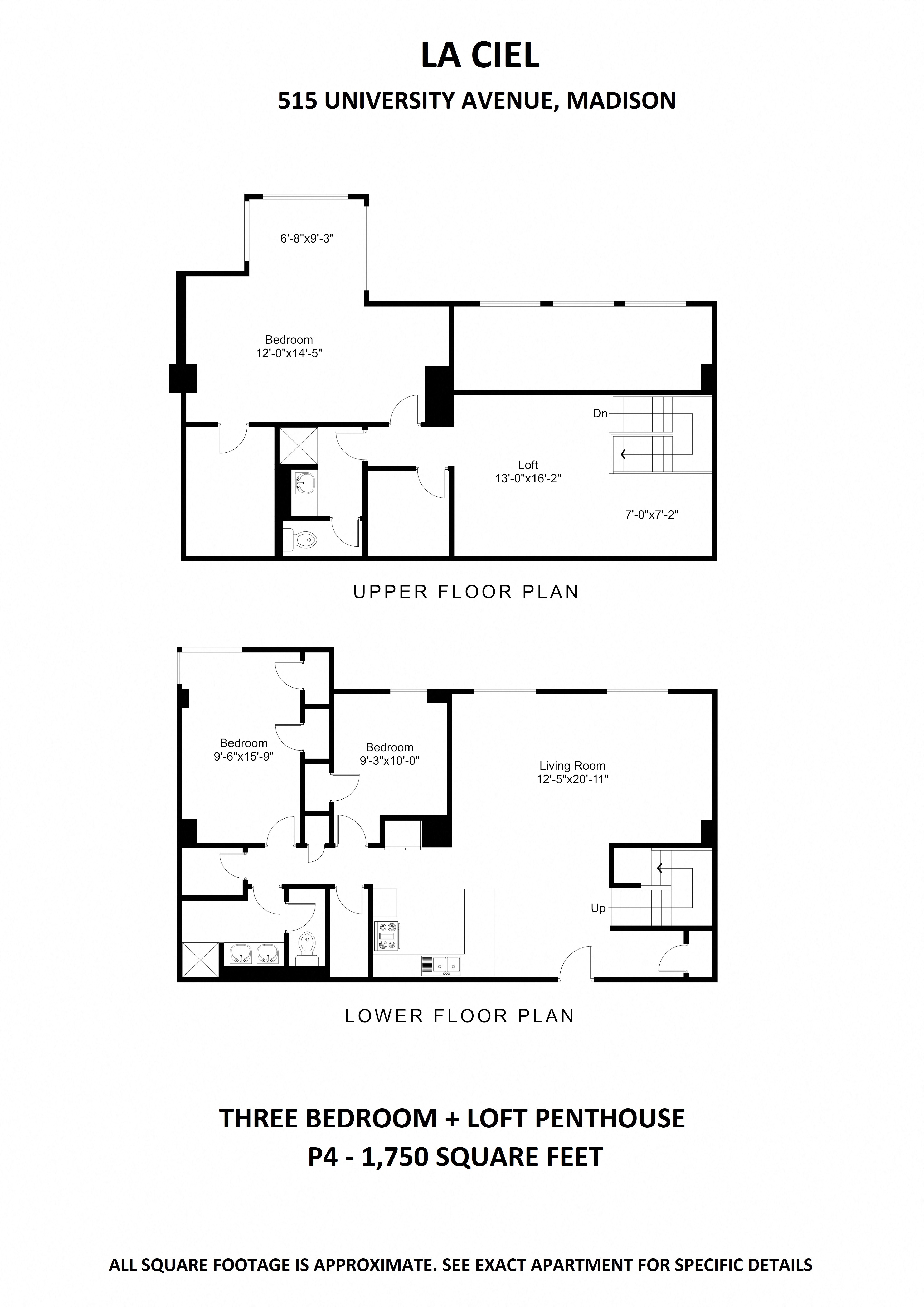 3BR+Loft Penthouse