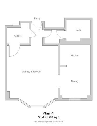 575 O'Farrell Street Studio-1 Bed Apartment for Rent - Photo Gallery 16