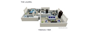 1 Bed 1 Bath