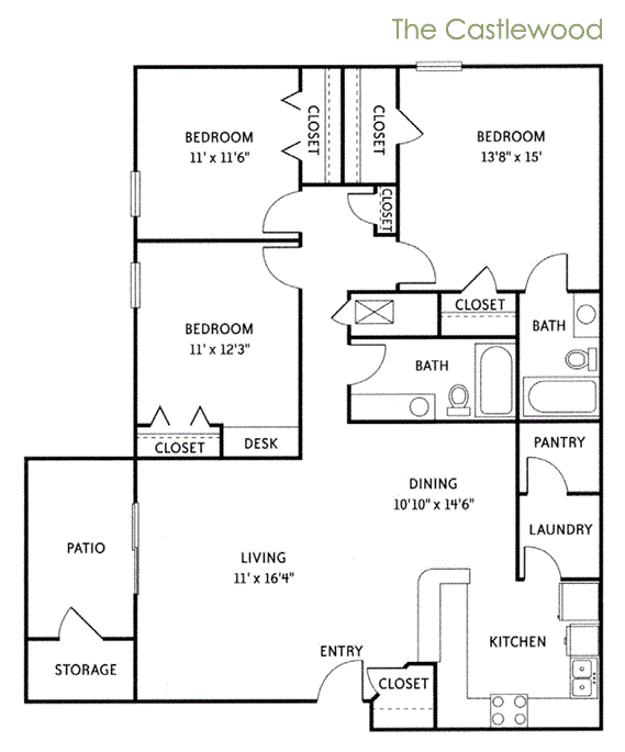 Castlewood (C1) Floor Plan 9