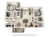 Overlook at Gwinnett Stadium, Lawrenceville Georgia, 2x2 Kelly 3D floorplan