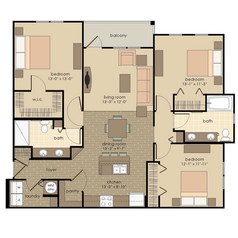 The Manhattan Floor Plan 5