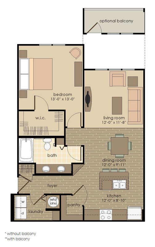 The Onix Floor Plan 1