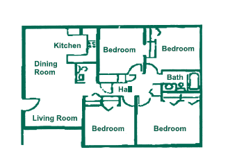 Four Bedroom Floor Plan 4