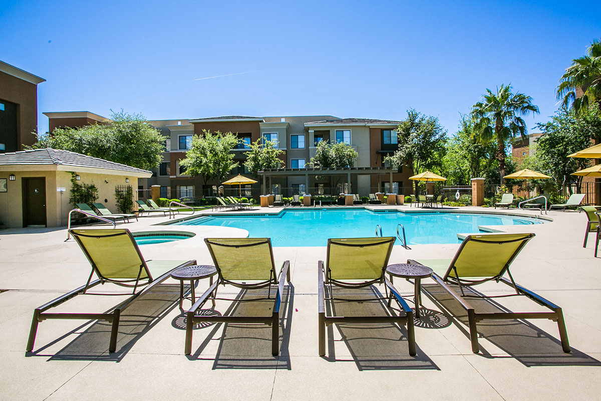 Pool Sundeck at Luxury Apartments Mesa