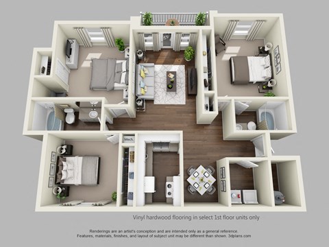 5005 Community Circle 1-3 Beds Apartment for Rent - Photo Gallery 22