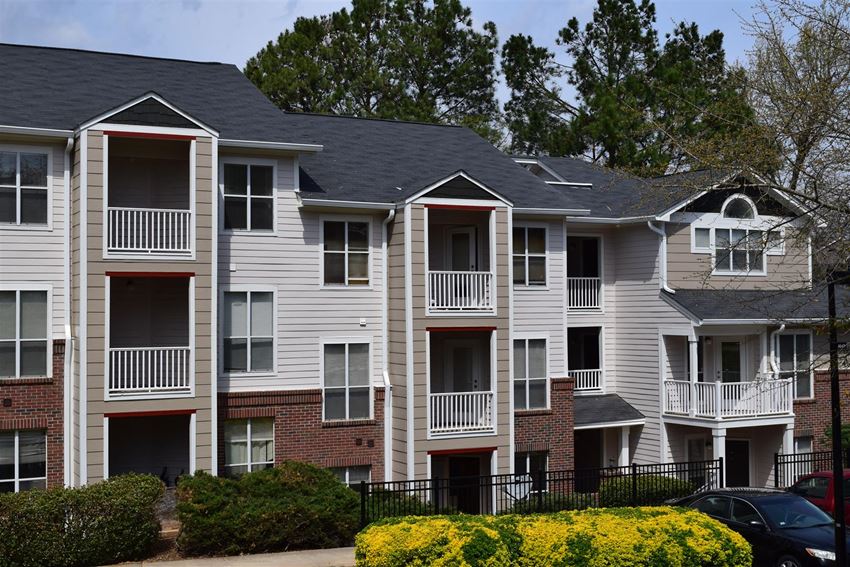 Residences with balconies at The Falls Apartments in Raleigh - Photo Gallery 1