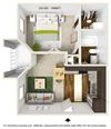 Emerald Falls Floor Plan Emerald Falls Floor Plan at The Falls Apartments in Raleigh NC