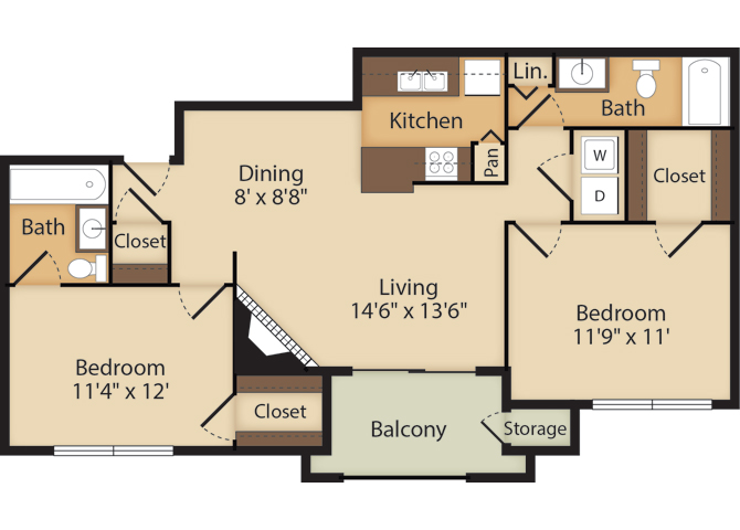 Two Bedroom