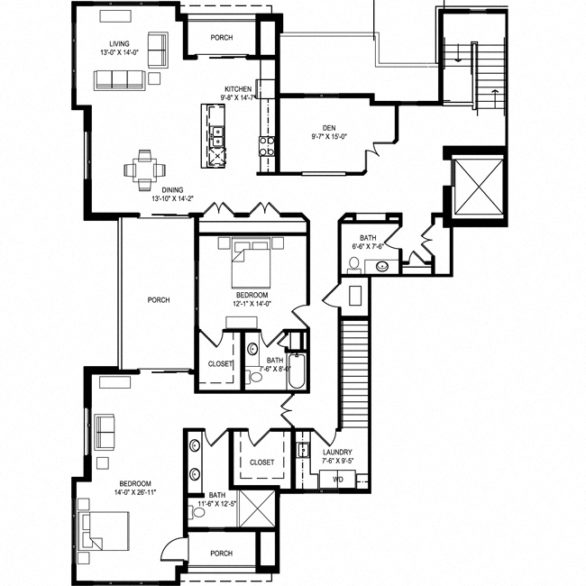 231 Riverfront Terrace Studio-2 Beds Apartment for Rent - Photo Gallery 18