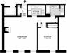1 Bed 1 Bath - fireplace