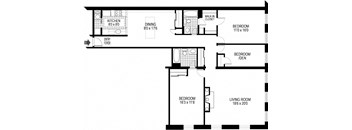 3 Bed 2 Bath - fireplace