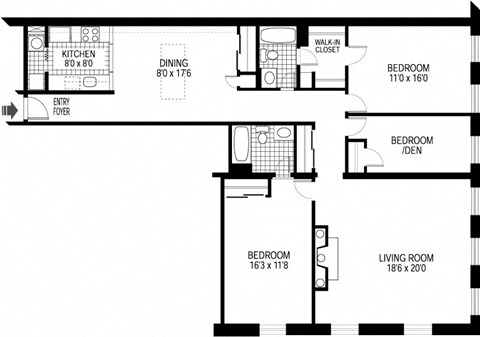 106 S. Front Street Studio-3 Beds Apartment for Rent - Photo Gallery 13