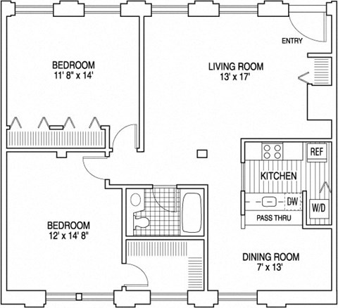 300 E. Evans Street Studio-2 Beds Apartment for Rent - Photo Gallery 24