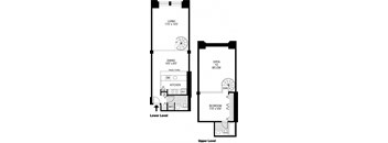 1 Bed 1.5 Bath - Loft
