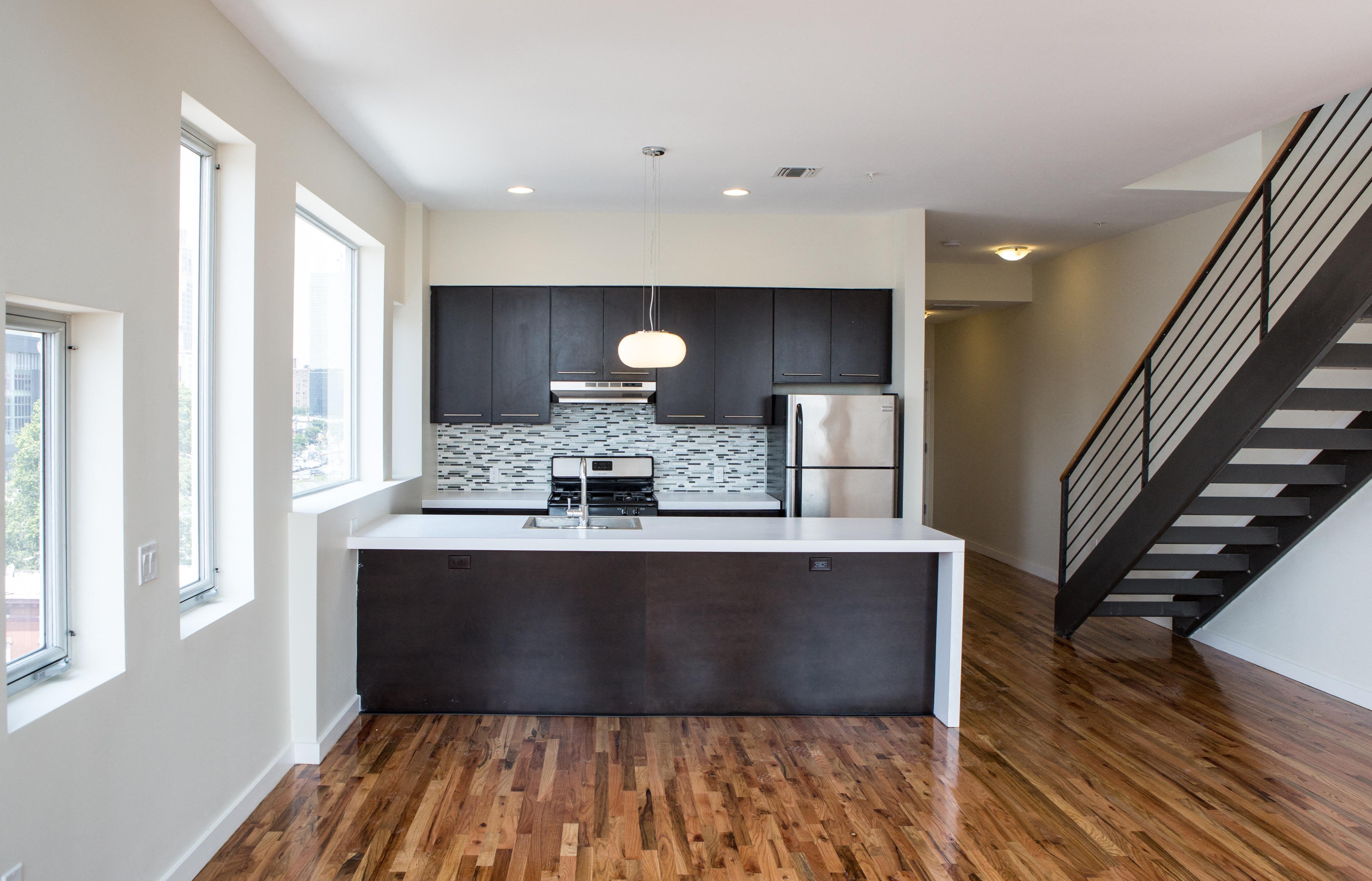 Kitchen and Living Open Layout