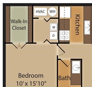 1 Bedroom | 1 Bath | 804 SF 1 Bedroom | 1 Bath | 804 SF
