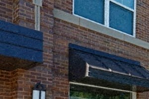 Backside of building with patio - Photo Gallery 2