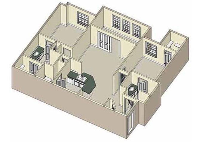Comfort 2x2 Floor Plan 4