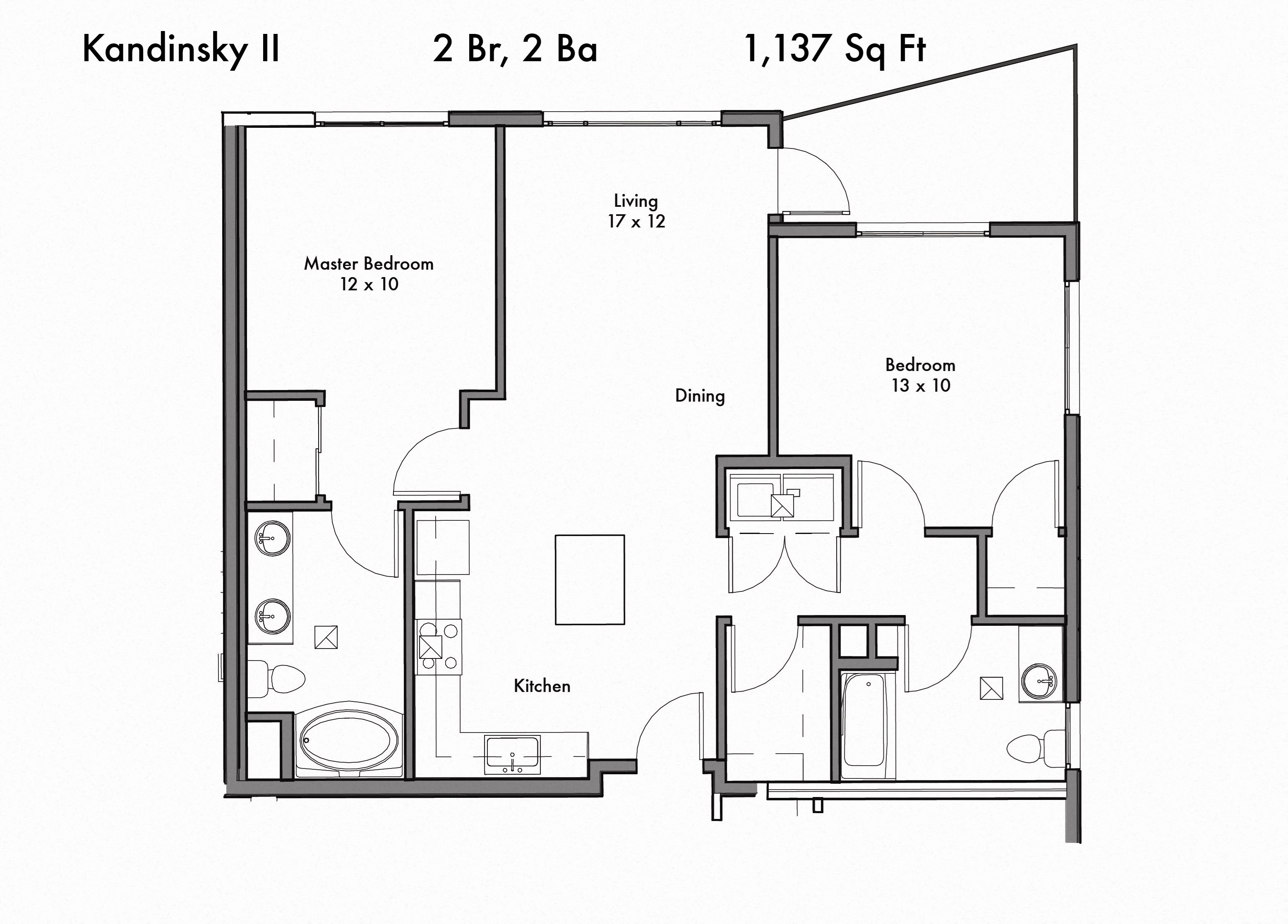 Kandinsky II 2 bedroom