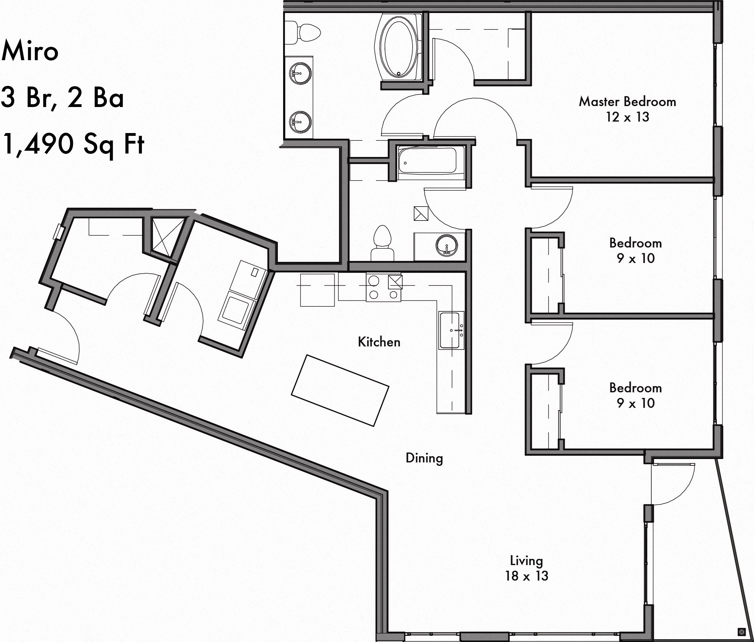 Miro 3 bedroom