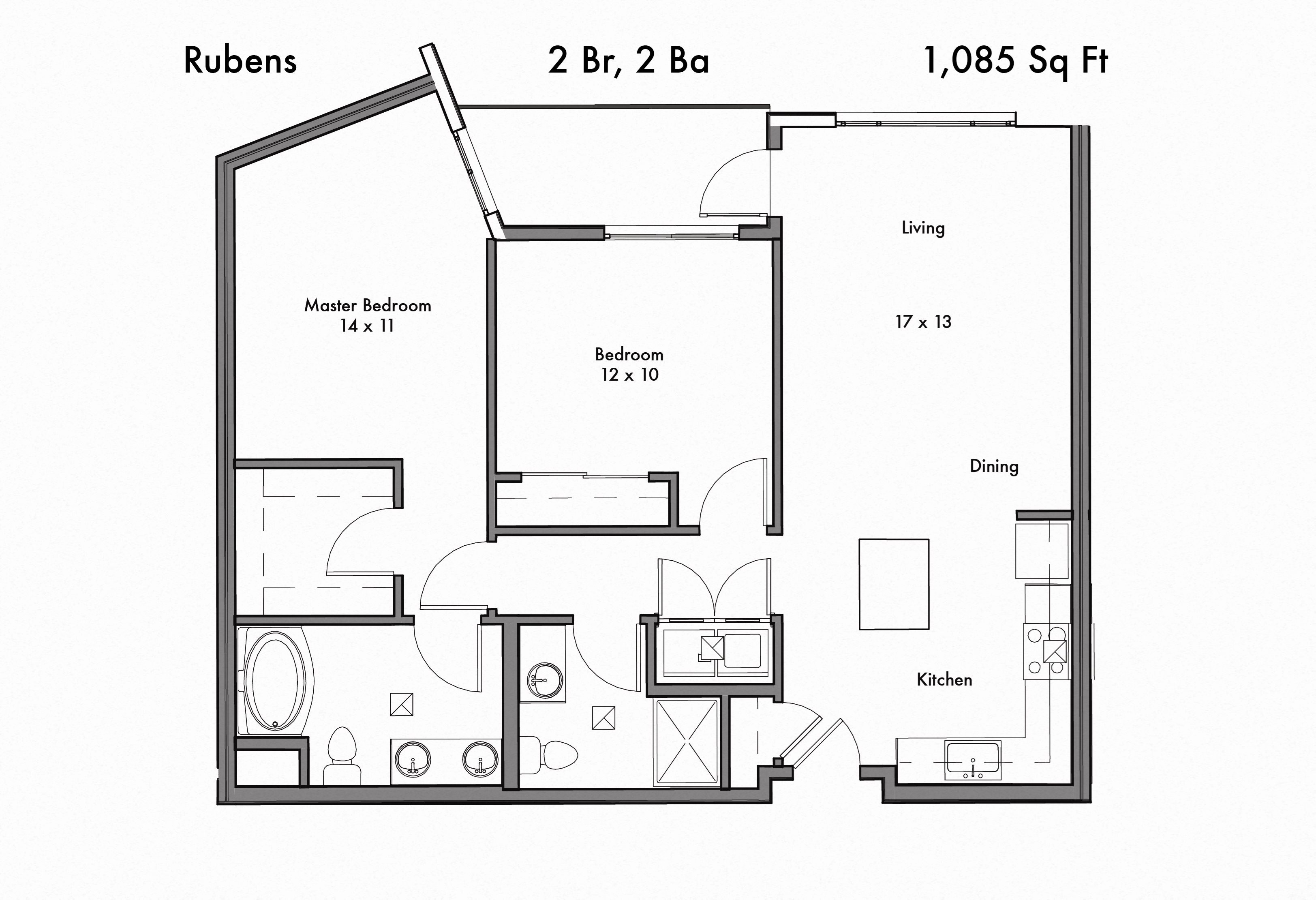 Rubens 2 bedroom