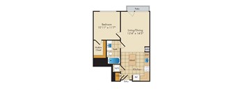 1 Bed 1 Bath