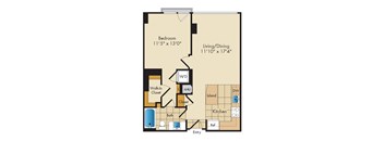 1 Bed 1 Bath