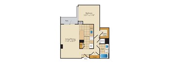 1 Bed 1 Bath