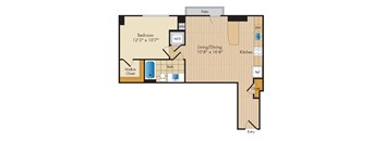 1 Bed 1 Bath