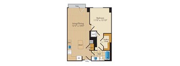 1 Bed 1 Bath Sig