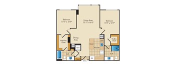 2 Bed 2 Bath