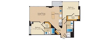 2 Bed 2 Bath