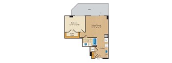 1 Bed 1 Bath Sig-AS1b